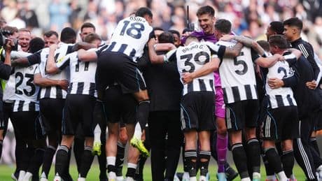 Newcastle secure Champions League place despite final-day defeat to Everton