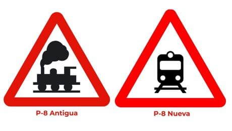 La DGT cambia una señal clave: así es la nueva que avisa del paso a nivel sin barreras