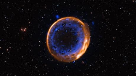 La primera imagen de una estrella destruida por una doble detonación captura una de las explosiones más enigmáticas del universo