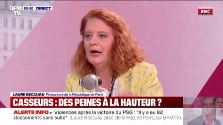 Débordements à Paris: "Nous avons donné des réponses pénales à 90% des cas", déclare Laure Beccuau, procureure de Paris