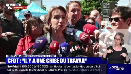 Marylise Léon (CFDT): "Le 1er-Mai doit rester un jour exceptionnel et particulier dans l'année"