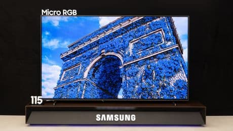 Samsung has launched its first Micro RGB TV with improved color accuracy