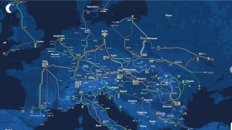 Alle Nachtzüge in Europa: Interaktive Karte bündelt die wichtigsten Informationen