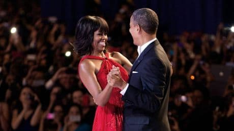 Michelle und Barack Obama: Er machte Eindruck mit seiner "sexy Stimme"