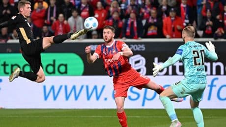 2:2 zwischen Elversberg und Heidenheim: Relegation, aber rasant