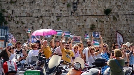 In Griechenland: Demonstranten behindern Landgang israelischer Touristen
