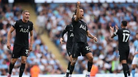 El Tottenham propina el primer golpe al City de Guardiola