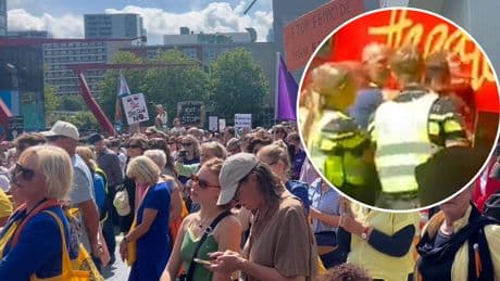 Man aangehouden na verstoren mars tegen femicide