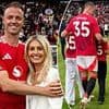 Jonny Evans' wife Helen shares a touching social media post after Man United veteran's final appearance for the Red Devils at Old Trafford