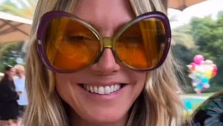 Voller Durchblick mit 52 - Heidi Klum setzt auf Mega-Brille