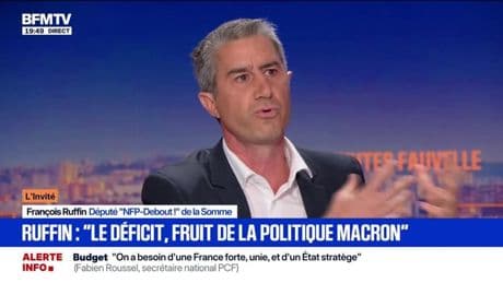 Budget: "J'accuse monsieur Macron d'avoir ruiné notre pays", lance François Ruffin, député NFP