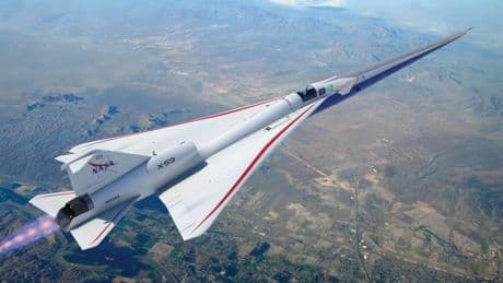 NASA’s ‘Son of Concorde’ jet that will HALVE flight time from US to London step closer to take-off with runway test