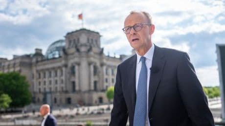 Friedrich Merz verteidigt Jens Spahn im Streit über Richterwahl, warnt vor Trumps Zöllen