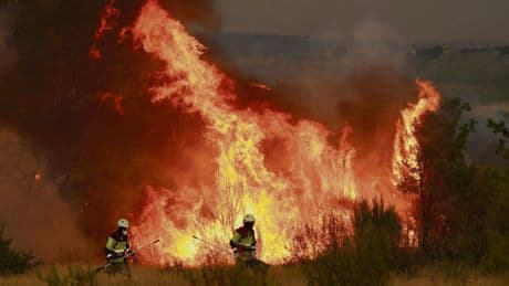 Chaleurs extrêmes, sécheresse, vents puissants : sous l’effet de la canicule, des incendies dévastateurs ravagent l’Espagne et le Portugal