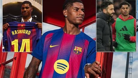 Marcus Rashford delivers Man United farewell message at Barcelona unveiling - as exiled star looks forward to 'next chapter' with Spanish giants
