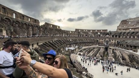 Tourist ‘impaled himself on fence while attempting selfie’ in Rome’s Colosseum