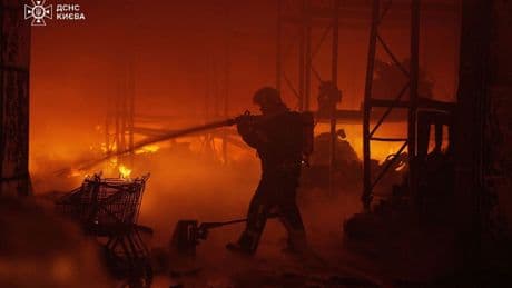 Krieg in der Ukraine: Verletzte nach Drohnenangriffen auf Kiew und Charkiw