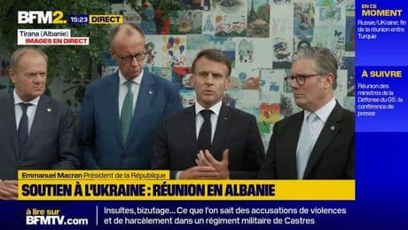 Ukraine: les dirigeants européens ont eu "une discussion" avec Donald Trump, annonce Emmanuel Macron