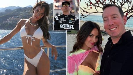 NASCAR star Kyle Busch and glamorous wife Samantha shock fans with horrific sex commercial
