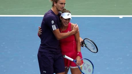 US Open: Zverev und Bencic scheiden im Mixed-Doppel früh aus