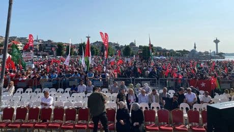 Saadet Partisi’nden Üsküdar'da Gazze Mitingi