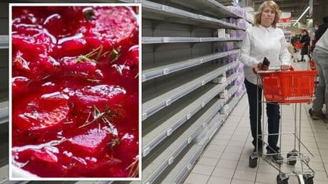 Russia economy meltdown as onion prices skyrocket and potatoes 166% more expensive