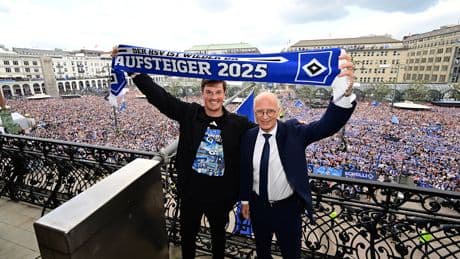 77 Tage nach der Rathaus-Party - Plötzlich hat Polzin den schwersten HSV-Job