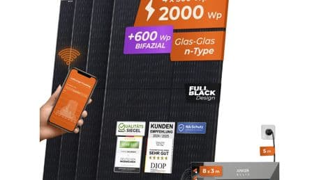 Solarway Balkonkraftwerk mit Anker Speicher: Komplettset bei Discounter 1.300 Euro günstiger
