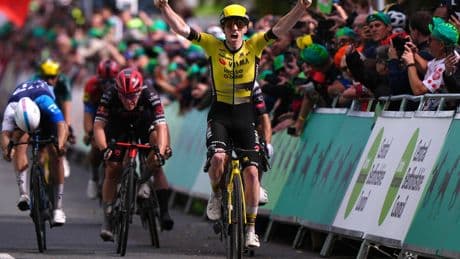 British rider Matthew Brennan wins maiden Tour of Britain stage