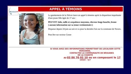 Disparition inquiétante d'une adolescente de 17 ans, un appel à témoins lancé dans la Nièvre