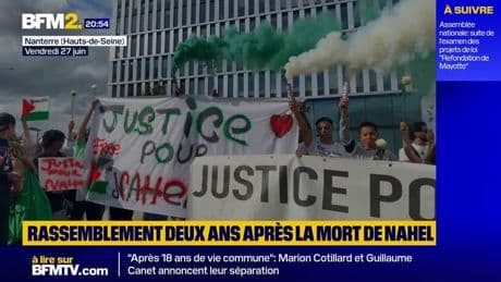 Un rassemblement organisé à Nanterre, deux ans après la mort de Nahel
