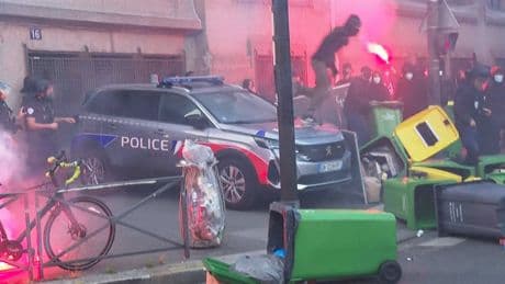 Violence erupts in Paris as France faces anti-government 'Block Everything' shutdown