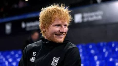 Ed Sheeran hits back at TikTok star over 'embarrassing' Ipswich shirt number
