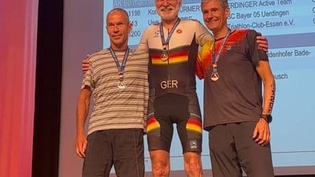 Viersener stark beim Powerman: Konrad Schürmert ist Deutscher Duathlon-Meister der AK60