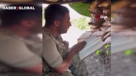 Şehidin "Şehit olursam paylaş bunu" dediği görüntüleri yürekleri dağladı