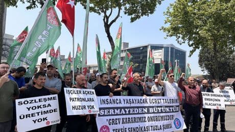 Deri işçileri grev yolunda: Bu artık bir yaşam mücadelesi