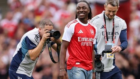Arsenal unveil Eberechi Eze to fans ahead of Leeds clash as new signing confirmed