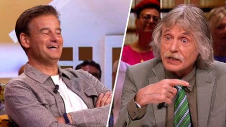 Gelach na ’sneer’ aan Johan Derksen: ’Ja Johan, touché!’