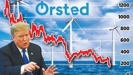 Danish energy giant Orsted plunges as Trump pulls plug on Rhode Island wind farm project