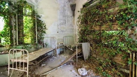 Abandoned island where tourists are banned has crumbling hospital with terrifying past