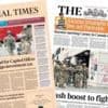 The papers: Trump's LA 'face-off' and NHS out for blood