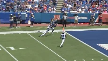 Jaxson Dart throws absolute dime for first Giants touchdown pass