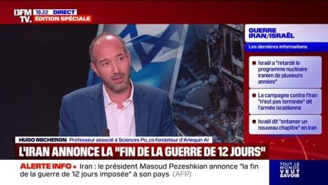 Fin de la guerre entre l'Iran et Israël: "On est en permanence sur des équilibres qui sont au-delà de l'instabilité" dans cette région, explique Hugo Micheron, professeur à Sciences Po
