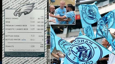 Fans shocked at outrageous beer and food prices at Club World Cup in Philadelphia as travelling supporters are told: 'Welcome to America'