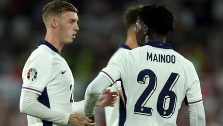 Cole Palmer sends Kobbie Mainoo cryptic three-word message after Man Utd request denied