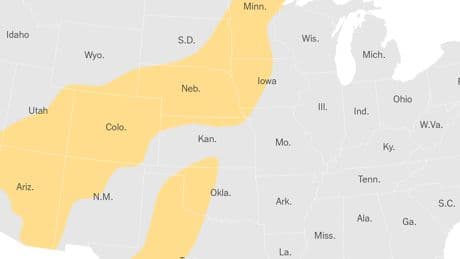 Heavy Rain and Severe Storms Expected to Sweep Across Central U.S.