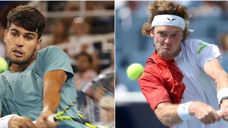 Alcaraz-Rublev, oggi i quarti a Cincinnati: orario, dove vederla in tv e streaming, precedenti e ranking