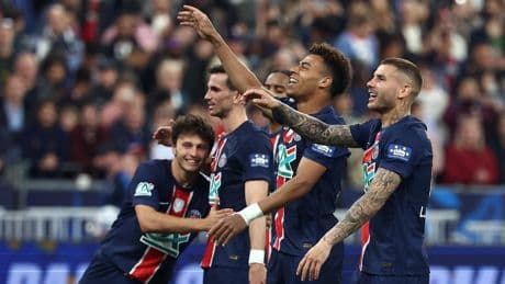 Football : le PSG s’offre une 16e Coupe de France avant sa rencontre avec l’Inter Milan