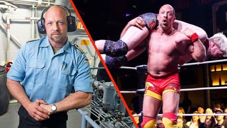Wrestler Johnny Malibu ist eigentlich Soldat - Morgens Marine, abends Maschine