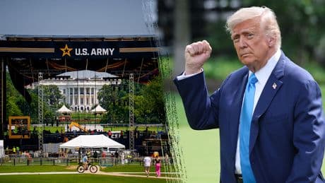Trump's military parade honoring Army's 250th founding anniversary kicks off